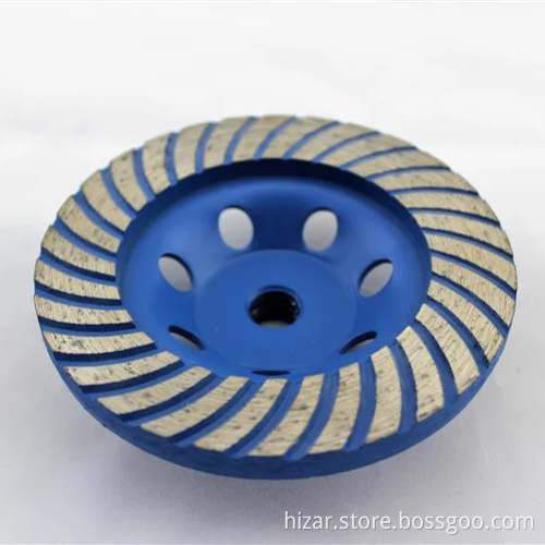 Hizar Professional Turbo High Cup Grinding Wheel for Floor